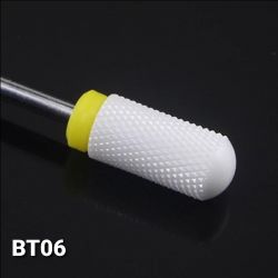 Broca de Cerâmica - Barril - BT06 - Topo Arredondado - Amarela