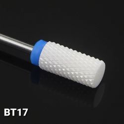 Broca de Cerâmica - Barril - BT17 - Topo Plano - Azul