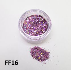 Glitter Flocado Pequeno Para Encapsular Unhas - 3g - FF16 - Lilas Claro