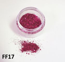 Glitter Flocado Pequeno Para Encapsular Unhas - 3g - FF17 - Rosa Pink