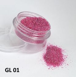 Glitter Holográfico Ultrafino .08 - 3g - GL01 - Rosa