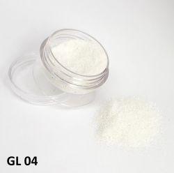 Glitter Holográfico Ultrafino .08 - 3g - GL04 - Branco