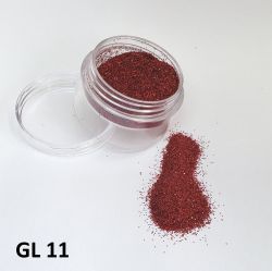 Glitter Ultrafino - 3g - GL11 - Vermelho