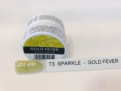 CUCCIO - Gel Sparkle com Glitter Led/Uv  7g - Gold Fever
