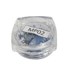 Madrepérolas Para Encapsular Unhas - 3g - MP02 - Azul