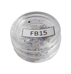 Glitter Flocado Pequeno Para Encapsular Unhas - 3g - FB15 - Mix