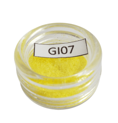 Glitter Ultrafino Iridiscent - 3g - GI07  - Amarelo