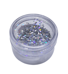 Glitter Flocado Para Encapsular Unhas - 3g - FB34 - Prata