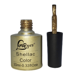 LOVE YES - Esmalte em Gel Reflexível - LV33-  10 ml - Dourado